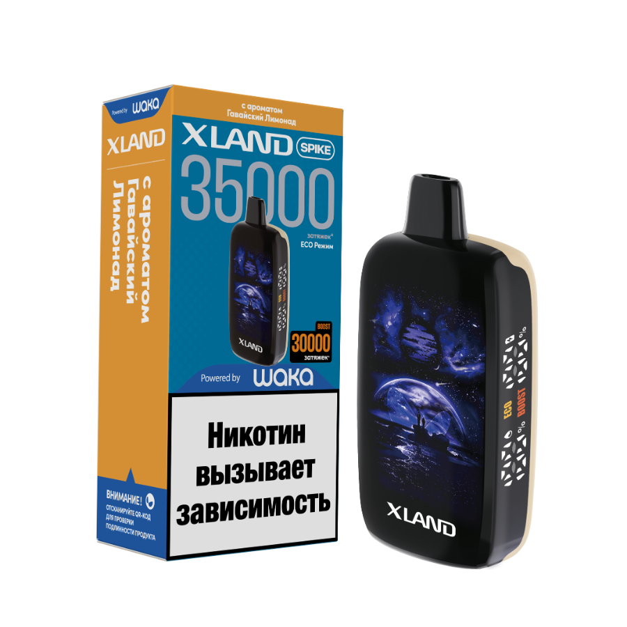 Купить Электронная сигарета WAKA XLand Spike 35000 